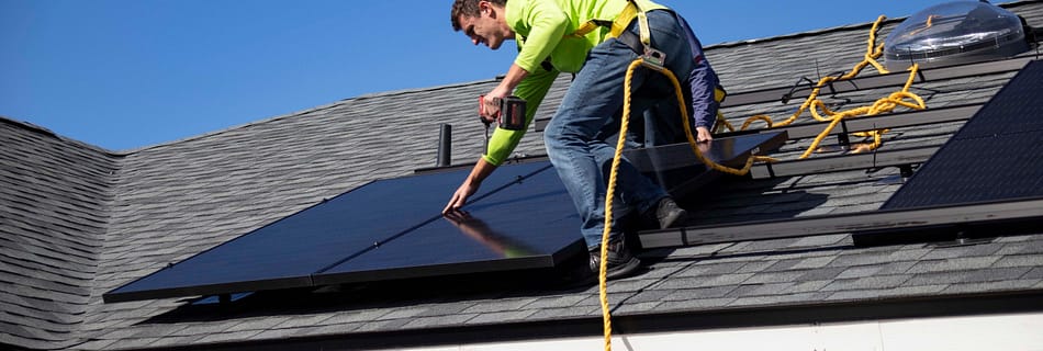 Absolute Solar installing solar panels in Leicestershire